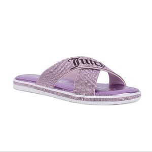 Juicy Couture Lavender Sparkle Sandals